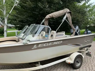 $20500 Fish and ski package 115 hp Mercury 4 stroke 9.9 HP Yamaha 4 stroke electric start trailer 2...