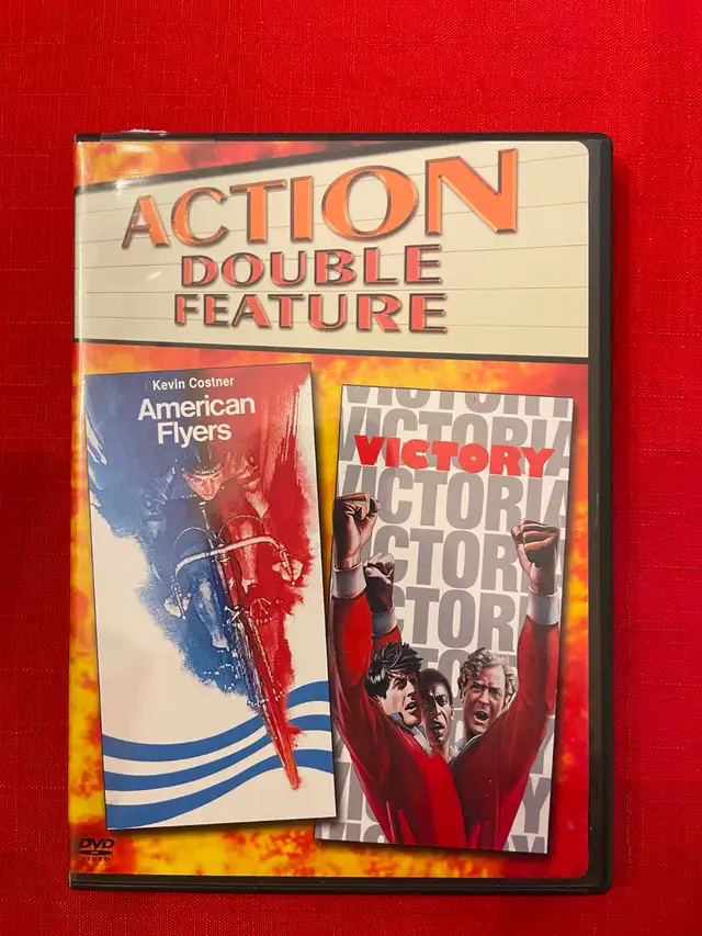 DVD double (bilingue) American Flyers / Victory - 4$ in CDs, DVDs & Blu-ray in Québec City - Image 2