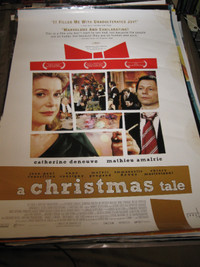 A Christmas Tale poster + Christmas dvd