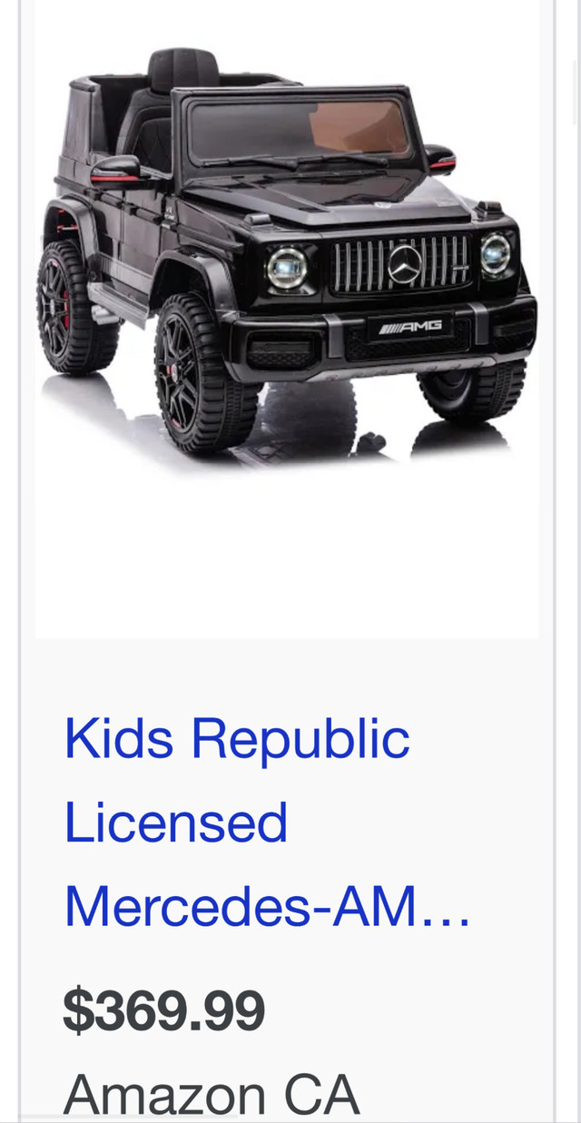 Electric Mercedes car for  kids in Kids in Mississauga / Peel Region - Image 4