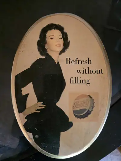 1945 Pepsi Cola Vintage Plaque sign, View more