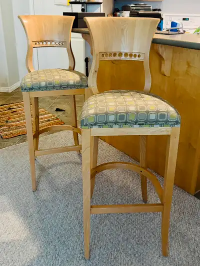2 Bar Stools - italian made $50 each, View more