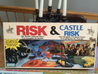 RISK  jeu & CASTLE RISK an 1992 deux jeux en 1