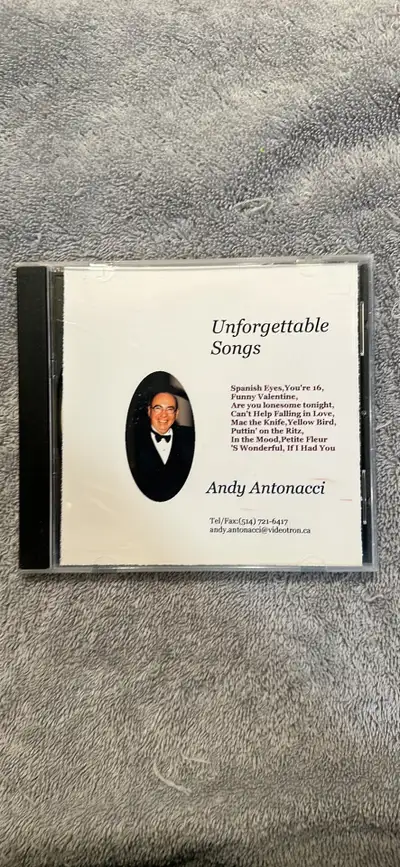 CD Unforgettable Songs: Andy Antonacci, View more