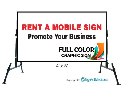 Portable and Mobile Sign Rentals, View more
