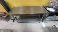 Stainless steel work table 