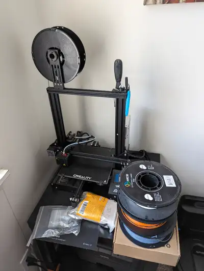 Selling an Ender 3 and misc. accessories as a bundle. Bundle includes: 1. Ender 3 3D Printer - last...