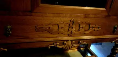 ANTIQUE CHINA CABINET (OVERSIZED), View more