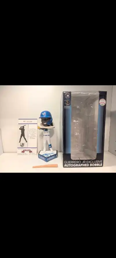 Signed Vlad Guerrero Blue Jays Bobblehead, View more