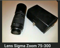 SIGMA lentille zoom 75/300