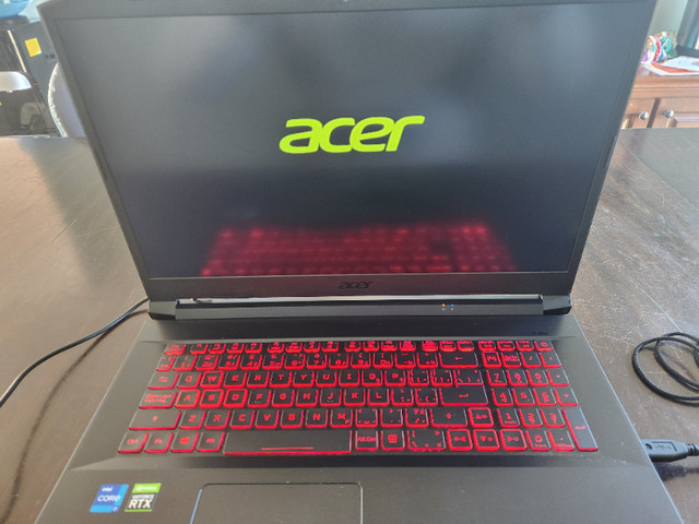 ACER Nitro 5 17.3" Gaming Laptop - Intel i7-11800H / RTX 3050ti in Laptops in Oakville / Halton Region - Image 3