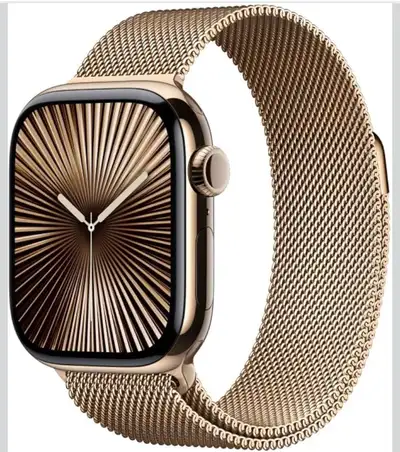 Brand New! Apple Watch Series 10 - 46mm -  Gold Titanium Case, View more
