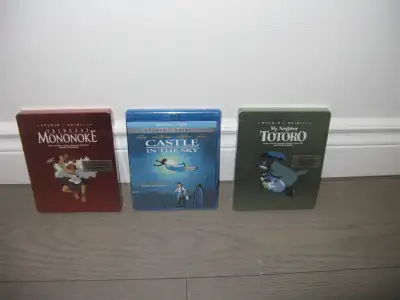1) My Neighbor Totoro Limited Edition Steelbook (Blu-ray & DVD) $40 2) Princess Mononoke Limited Edi...