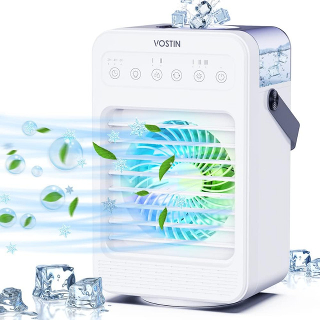 NEW VOSTIN Portable Air Conditioner, 4 in 1 Personal Air Cooler in Heaters, Humidifiers & Dehumidifiers in London - Image 2