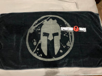 Spartan Race Black Towel