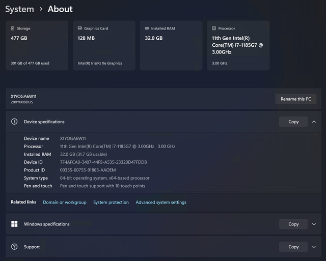 Lenovo ThinkPad X1 Yoga gen 6 in Laptops in Ottawa - Image 10
