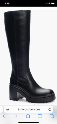 NEW WOMEN’S BLACK  Oakleigh Knee High Platform Boots ! Size: 8.5