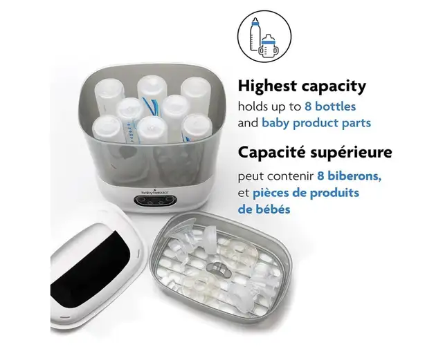 Baby Brezza Baby Bottle Sterilizer and Dryer Advanced in Feeding & High Chairs in Markham / York Region - Image 5