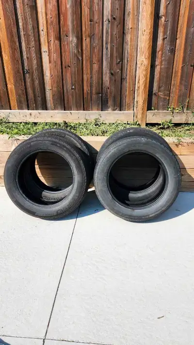 Up for sale are 4 Michelin all-season tires, size 225/60R18, perfect for your car or SUV. These used...