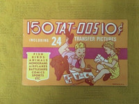 Child’s Tattoo Transfers - Vintage stock (unused)