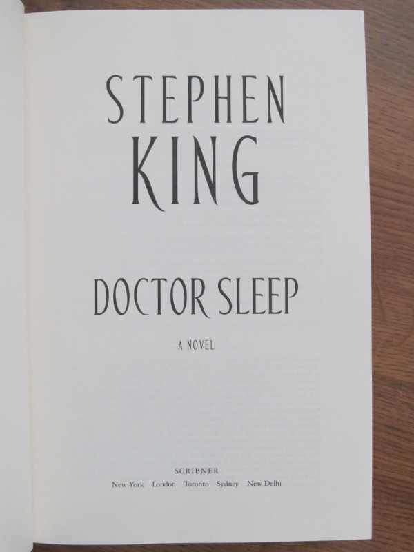 DOCTOR SLEEP by Stephen King - 2013 1st Ed in Non-fiction in City of Halifax - Image 2