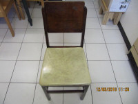 Vintage Classic Solid Wood Dining Room Chair Circa 1940s-1950s