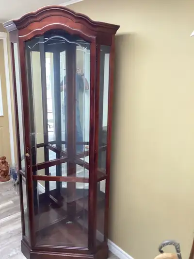 Corner curio cabinet, View more