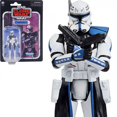 Star Wars the Vintage Collection Clone Wars Captain Rex Figures, View more