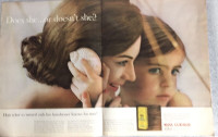 Vtg 1963 Miss Clairol With Mother Daughter Original Mag Ad