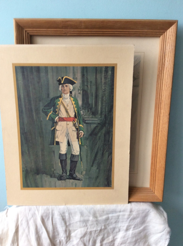 Large Picture Frame & 2 Military Paintings in Home Décor & Accents in Mississauga / Peel Region - Image 2