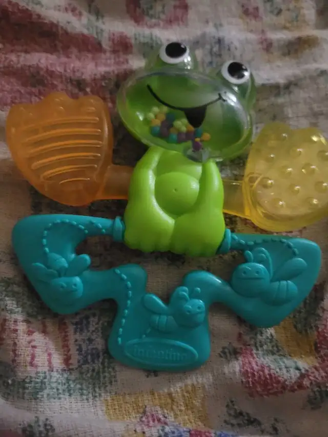Infantino Chillin' Frog Water Teether.