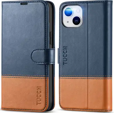 TUCCH Wallet Case for iPhone 14 Plus New!! Firm price !! [RFID Blocking] [4 Card Slots] TPU Interior...