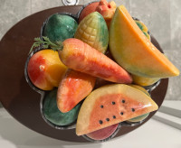 Marble fruit plater 