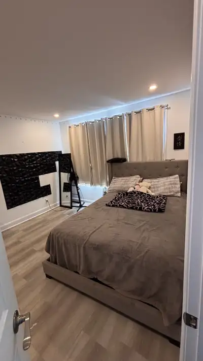 Bonjour, Je libère ma grande chambre dans un appartement 4 ½ (cuisine ouverte et grand salon) situé...