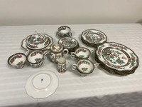 England Coalport Antique "India Tree" Plate set