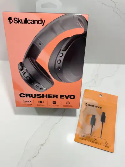 Skullcandy Crusher Evo Over-Ear Wireless Headphones. Black., View more
