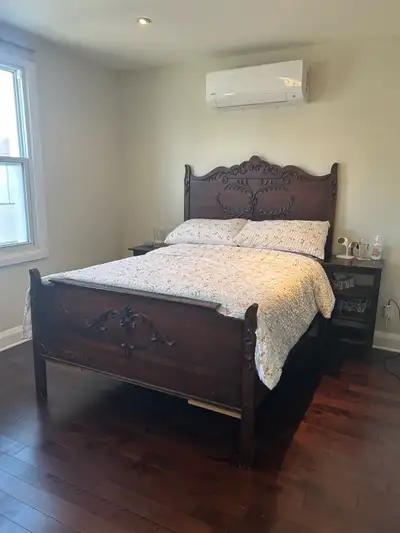 Double / Full bed with mattress , View more