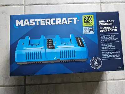 Mastercraft 20V Multi-Pack Dual Port Charger, View more
