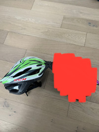 CCM Adult Bike Helmet Green Left