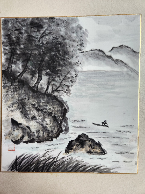 Japanese water color in Arts & Collectibles in Vernon