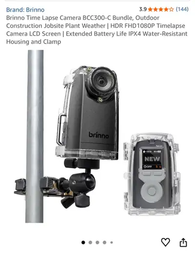 Time Lapse Camera BCC300-C Bundle, Outdoor Construction , View more