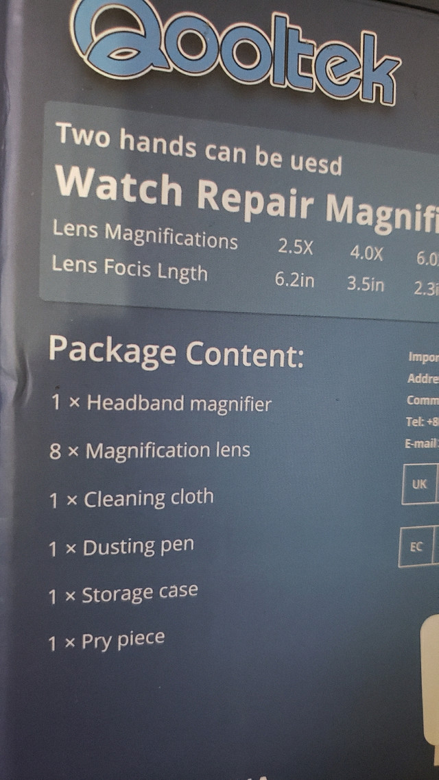 Watch, phone repair magnifier in Jewellery & Watches in City of Toronto - Image 4