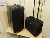 HEYS and PORT suitcases, with wheels & telescopic handle