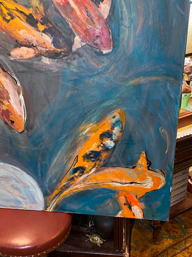 Acrylic On Canvas By Tanya Gardner 60" X 48" in Arts & Collectibles in Vancouver - Image 4