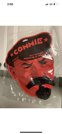 Accoutrements Commie Goatee Mustache Beard Soviet USSR Lenin 