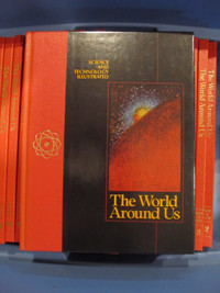 Complete Set of The World Around Us hardcover science books