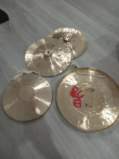 Selling Chinese Cymbals, and 2 Gongs, View more