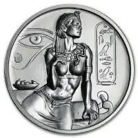 Pièce en argent/bullion silver Cleopatra 2 oz high relief