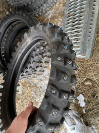 Studded Dirtbike tires