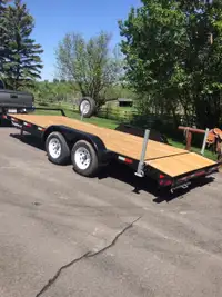 18' 2023 Car Hauler Trailer with Ramps & Electric Winch for Rent